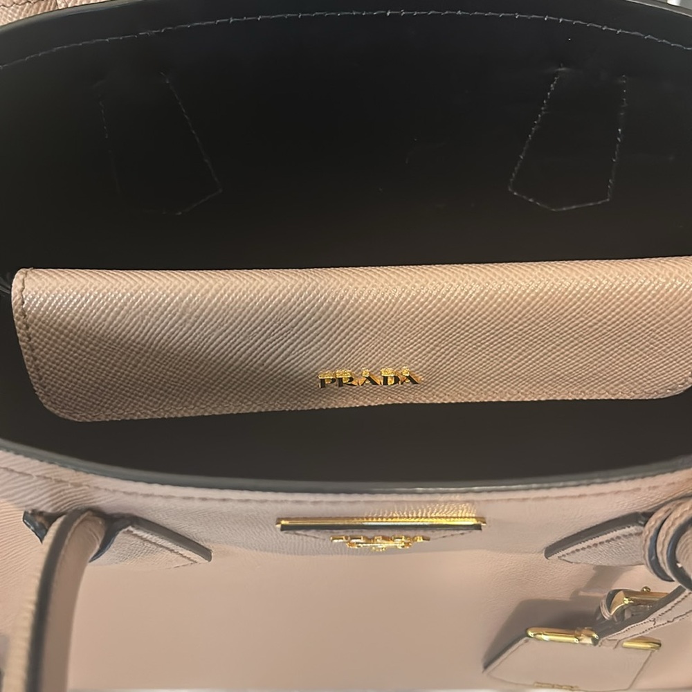 Small Prada Saffiano Double Bag - Picture 15 of 16